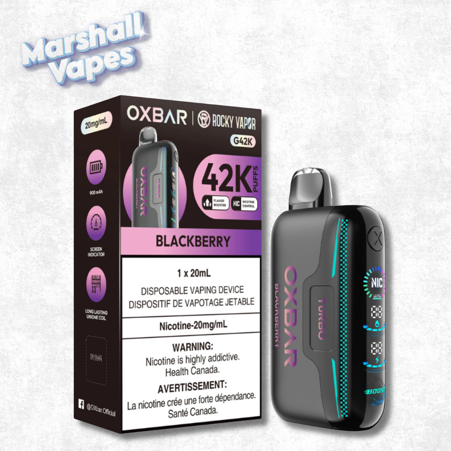 OXBAR G42K - Blackberry