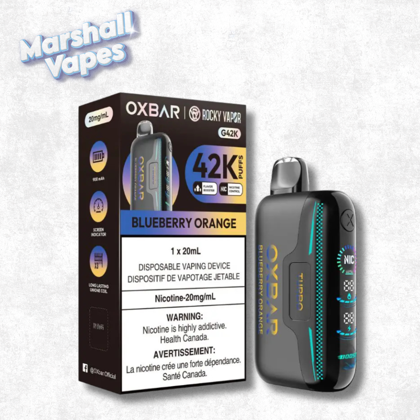 OXBAR G42K - Blueberry Orange