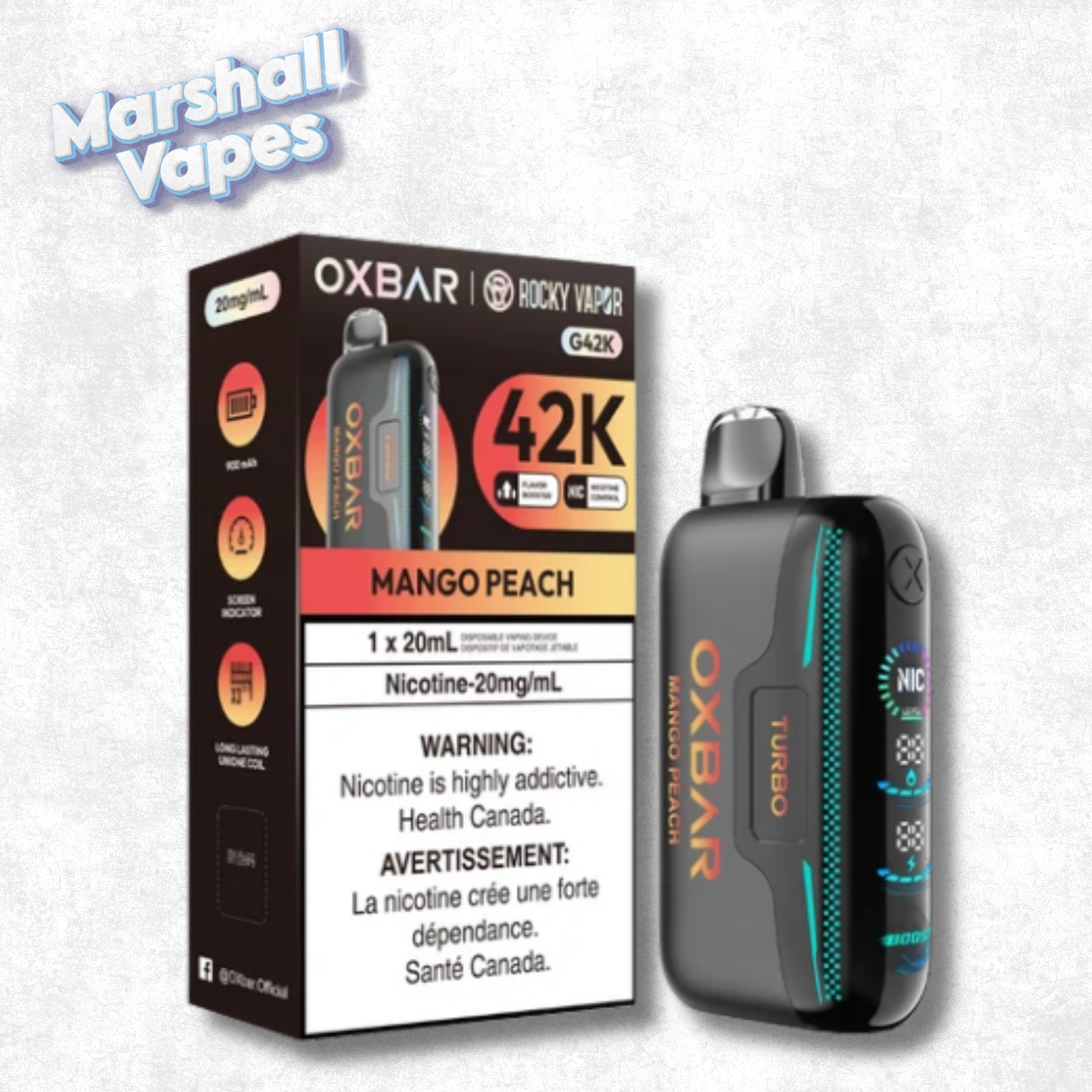 OXBAR G42K - Mango Peach