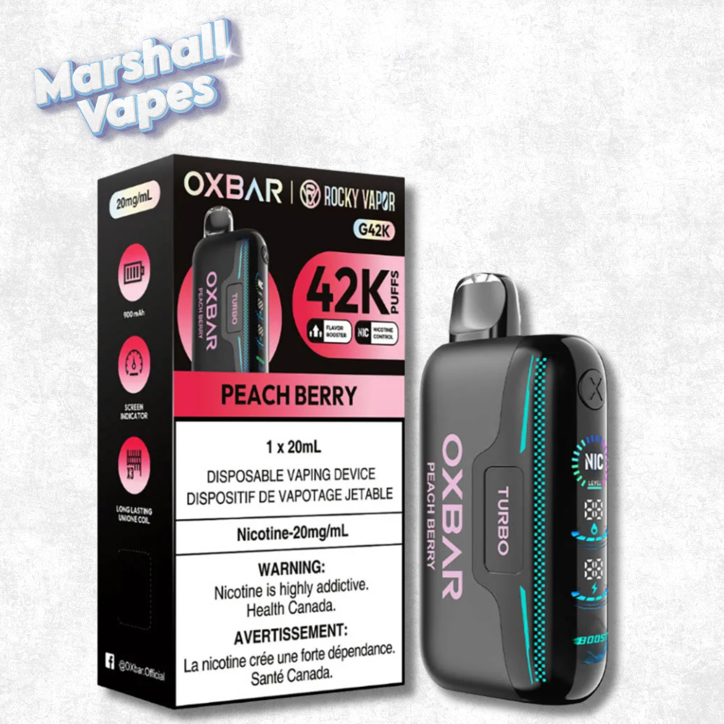 OXBAR G42K - Peach Berry