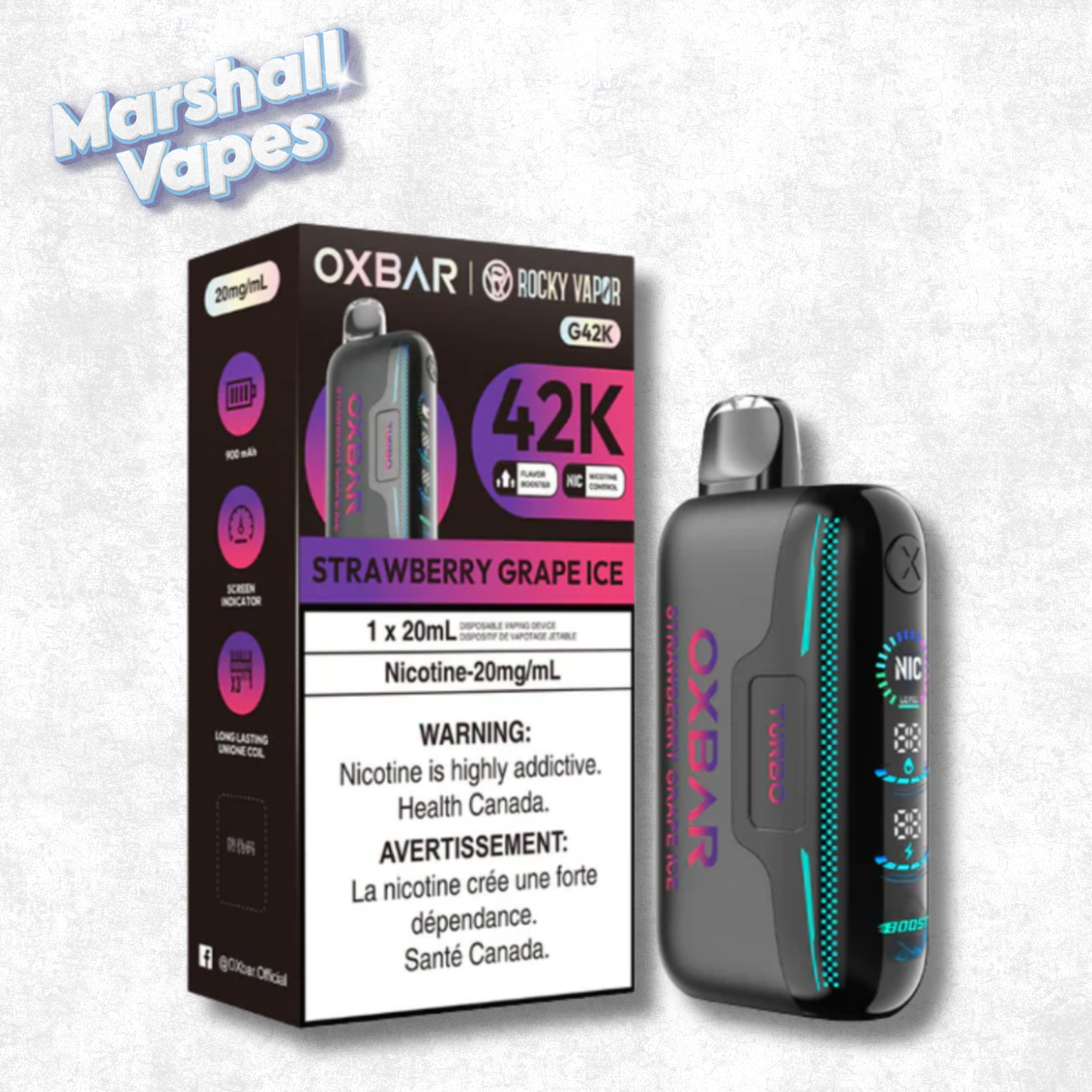 OXBAR G42K - Strawberry Grape Ice
