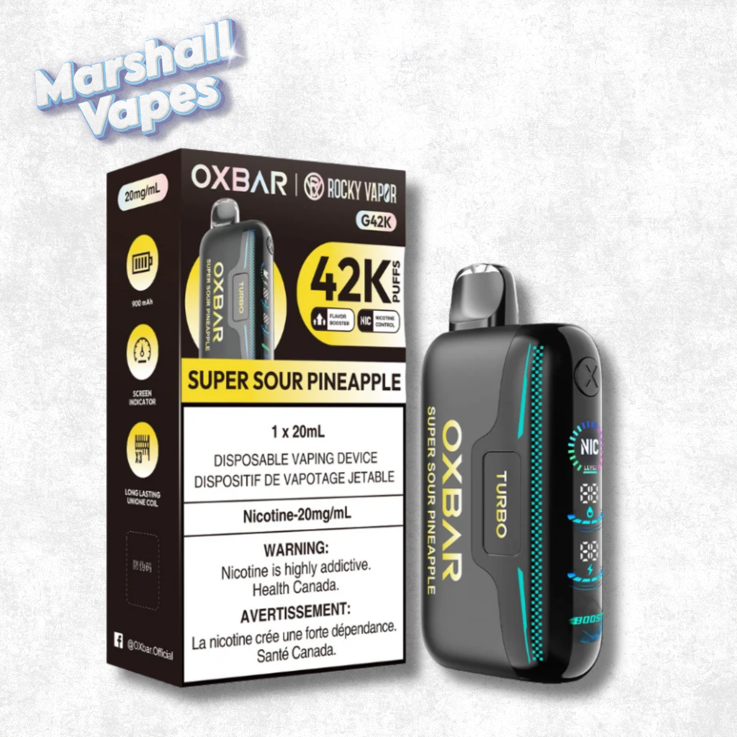 OXBAR G42K - Super Sour Pineapple