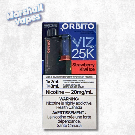Orbito Viz 25K - Strawberry Kiwi Ice