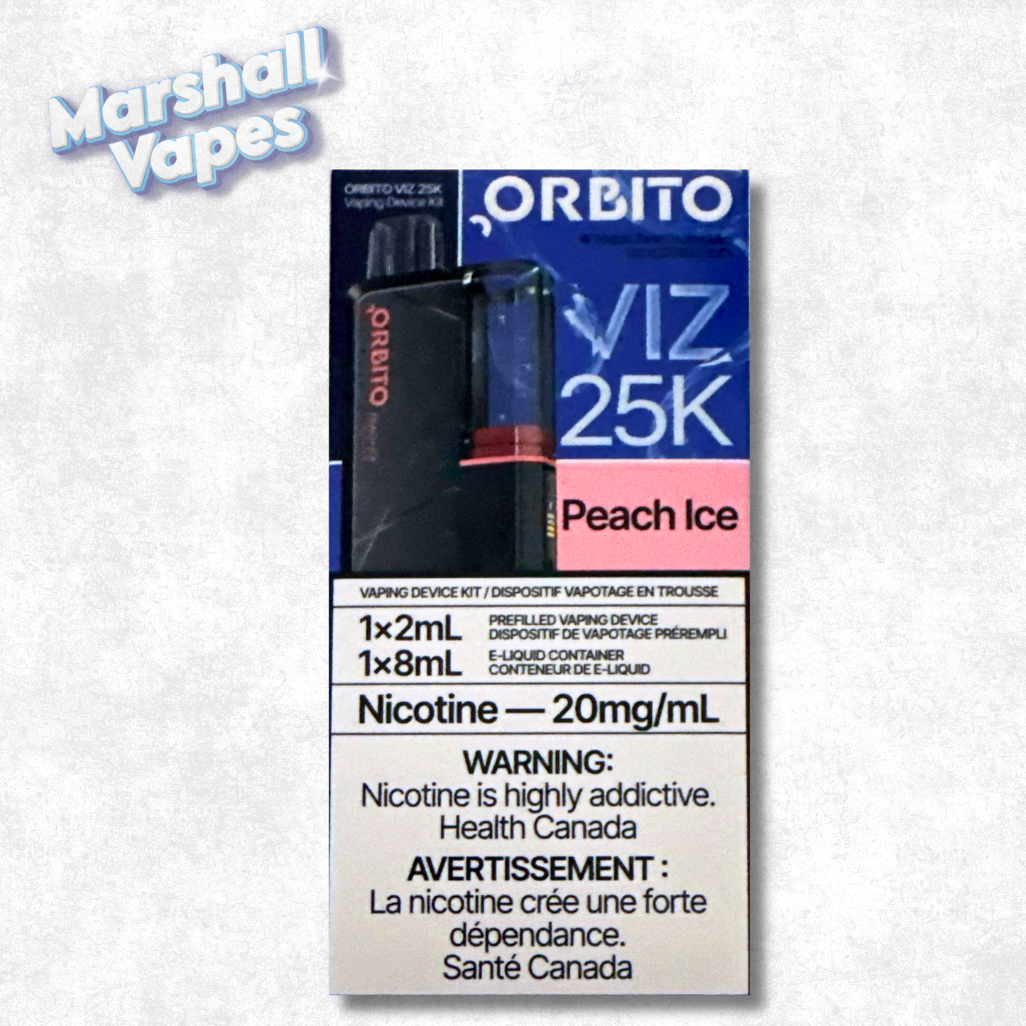 Orbito Viz 25K - Peach Ice