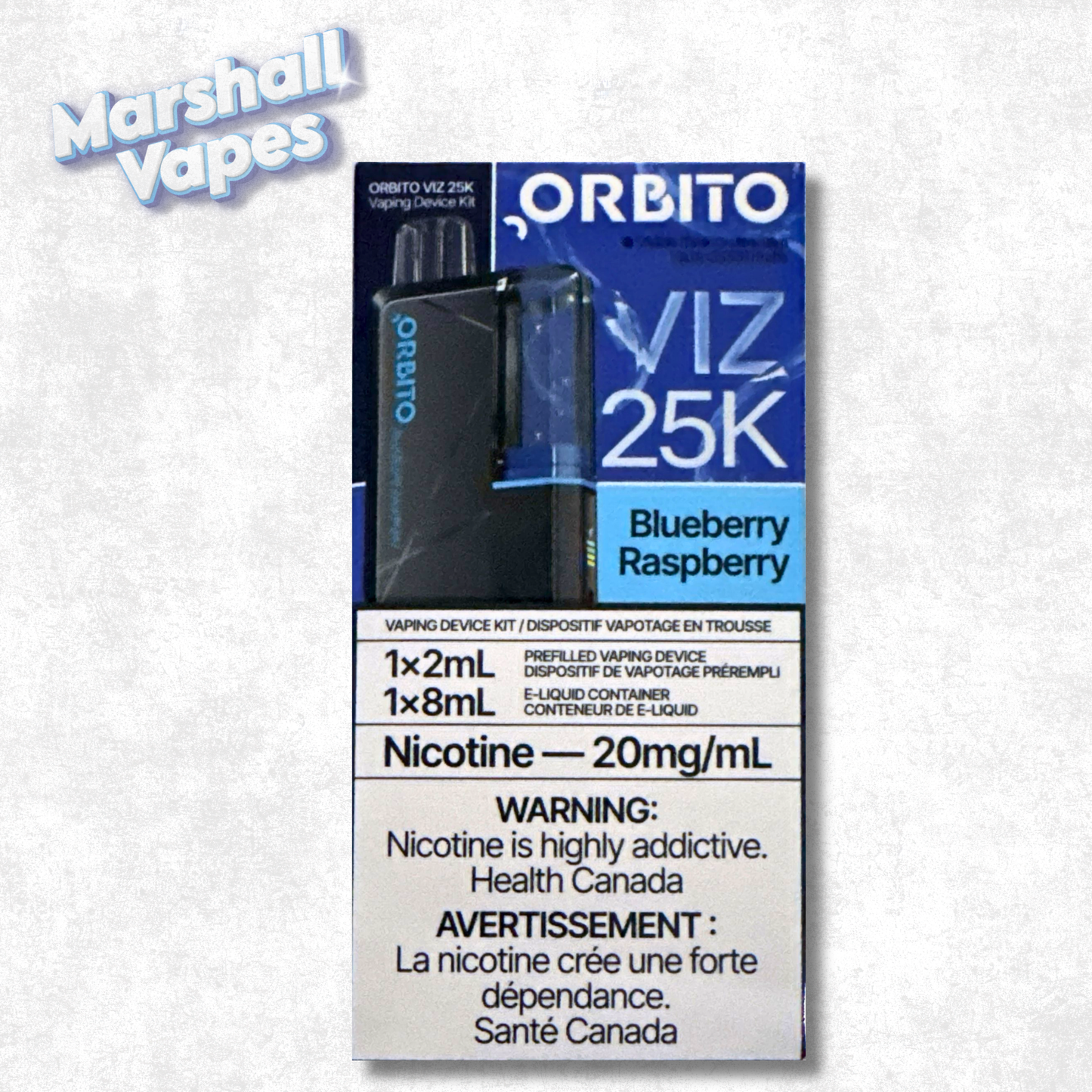 Orbito Viz 25K - Blueberry Raspberry