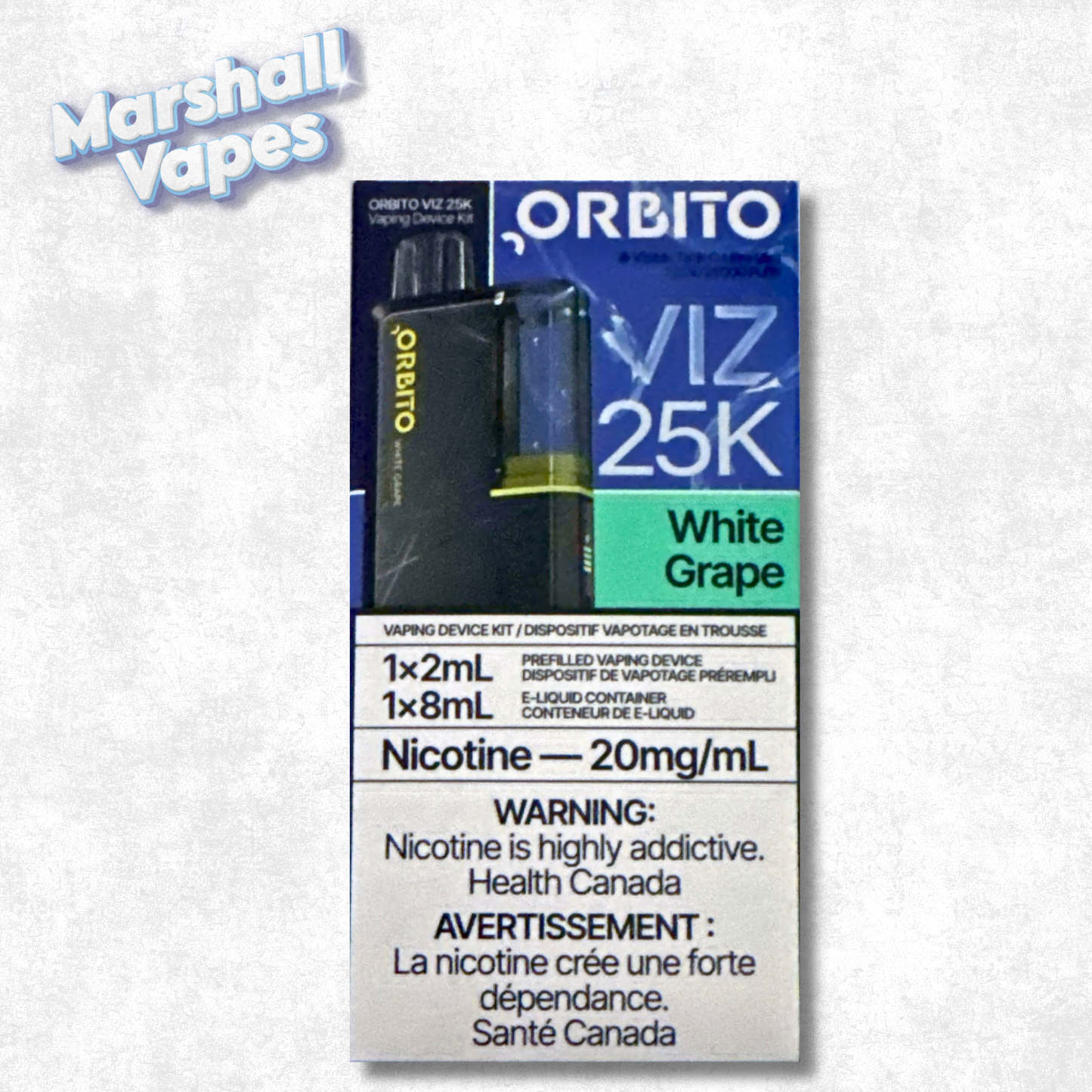 Orbito Viz 25K - White Grape