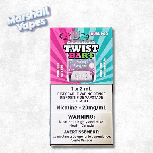 Twist Bar+ Disposable – Pink BBG & Cool Mint