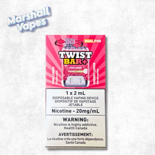 Twist Bar+ Disposable – Pink Lemon & Cherry Lemon