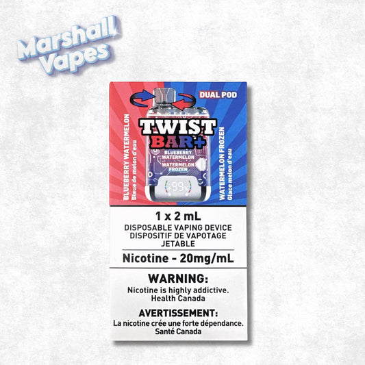 Twist Bar+ Disposable – Blueberry Watermelon & Watermelon Frozen