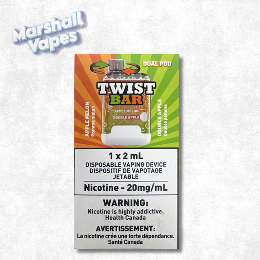 Twist Bar Disposable | Best Price $25.00 Marshall Vapes Twist Bar Disposable | Best Price $25.00 Marshall Vapes