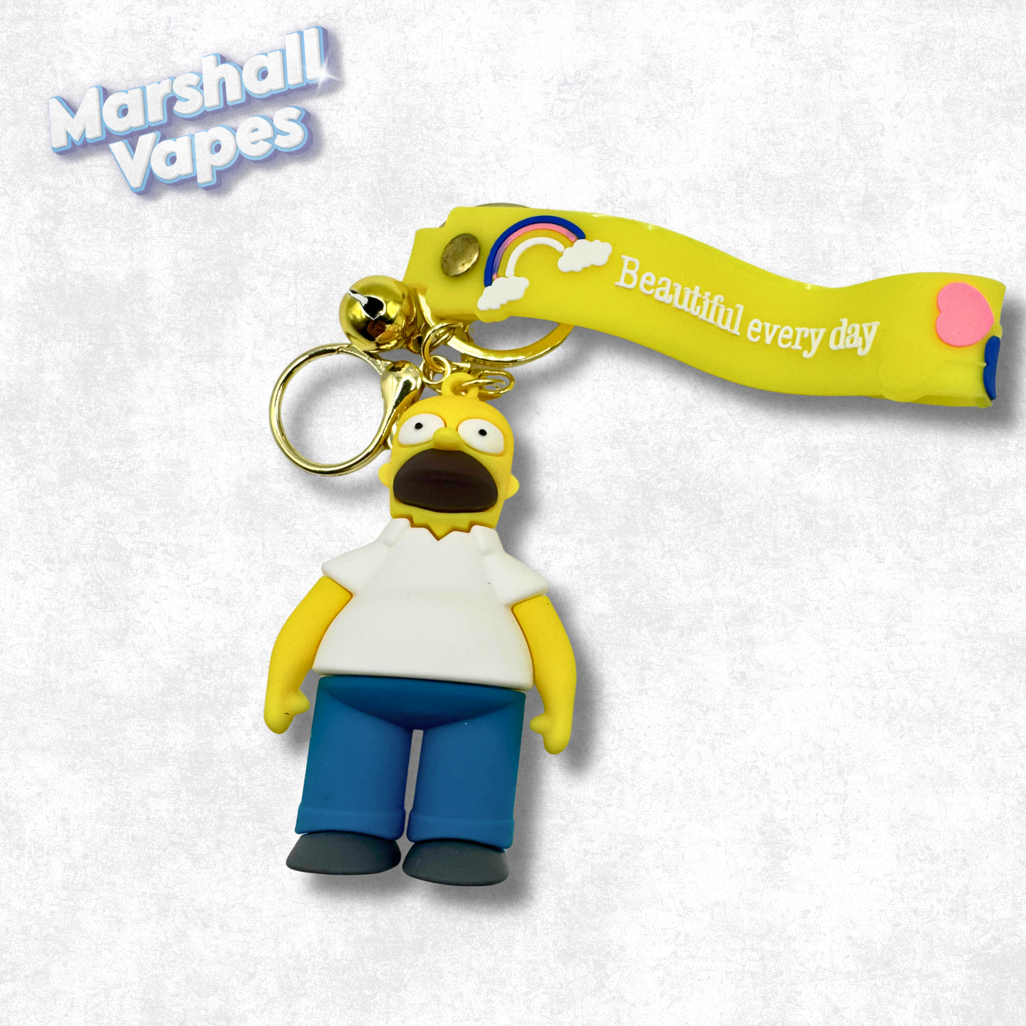 Simpsons Character Keychains – Novelty Cartoon Keychain