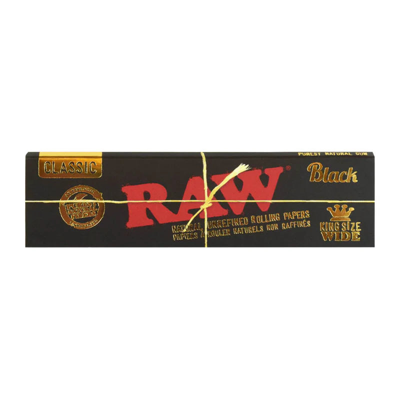 Classic Raw KING SIZE WIDE Black