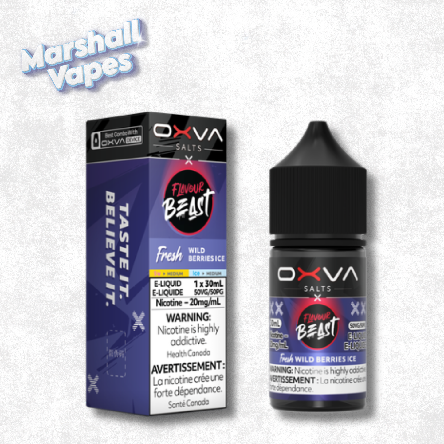 Flavour Beast x OXVA E-Liquid - Fresh Wild Berries Ice