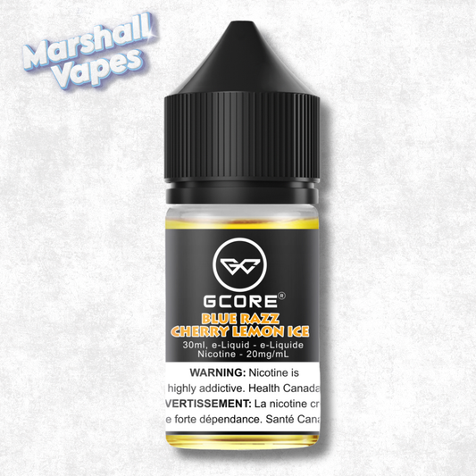 Gcore Blue Razz Cherry Lemon Ice salt nic e-liquid, 30ml bottle, 20mg