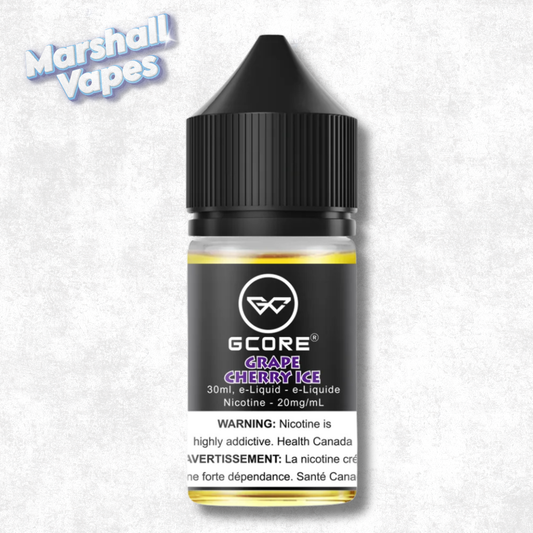 Gcore Grape Cherry Ice salt nic e-liquid, 30ml bottle, 20mg