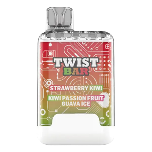 Twist Bar STRAWBERRY KIWI / KIWI PASSION FRUIT GUAVA ICE