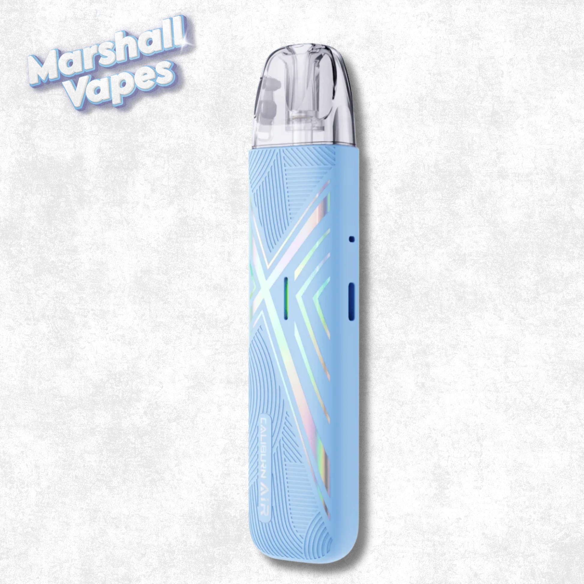 Uwell Caliburn AIR open pod kit, adjustable airflow, refillable pod design