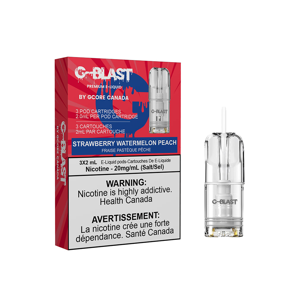 G-Blast Pods Strawberry Watermelon Peach 3/Pack