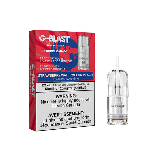 G-Blast Pods Strawberry Watermelon Peach 3/Pack