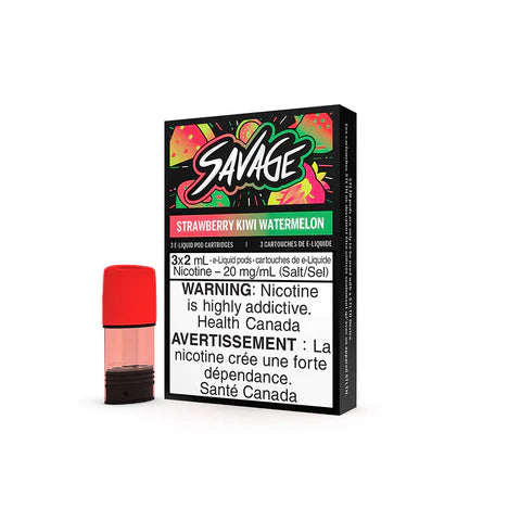 Stlth Savage Strawberry Kiwi Watermelon 3/Pack