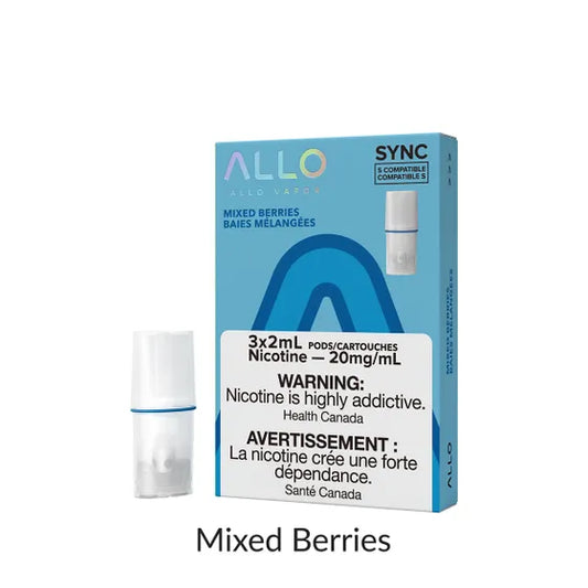 Allo Sync  Pod Pack  Mixed Berrries 3/Pack