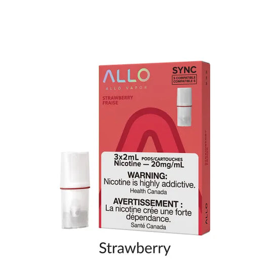 Allo Sync  Pod Pack  Strawberry 3/Pack