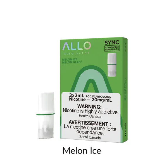 Allo Sync  Pod Pack  Melon Ice 3/Pack