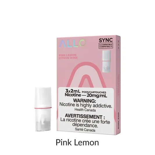 Allo Sync  Pod Pack  Pink Lemon 3/Pack