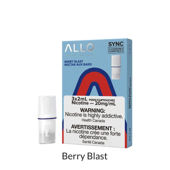 Allo Sync  Pod Pack  Berry Blast  3/Pack
