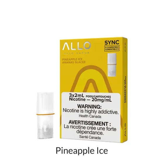 Allo Sync  Pod Pack  Pineapple Ice 3/Pack
