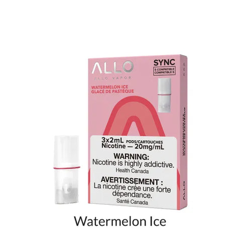 Allo Sync Pod Pack Watermelon Ice, 3x2mL 20mg pods